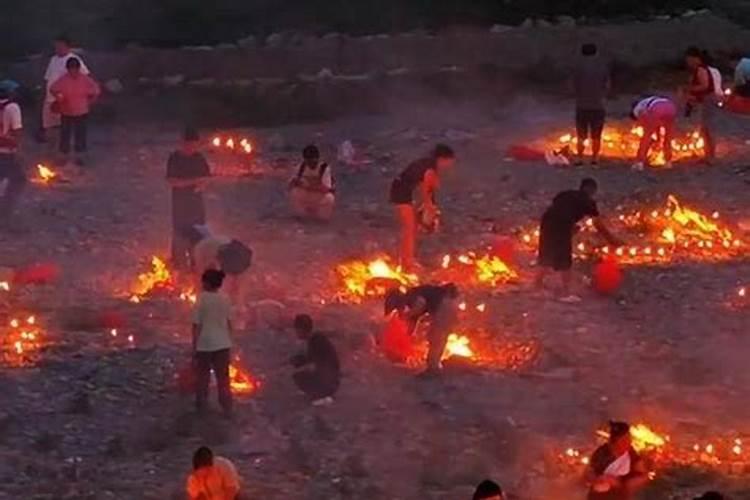 中元节烧纸潜水