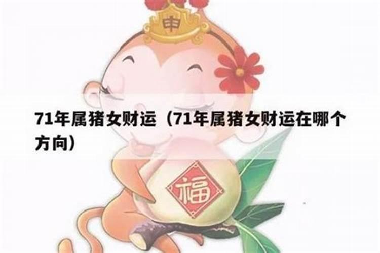 71年猪男今年运势