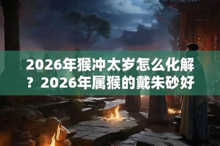 2026属猴怎么避太岁？