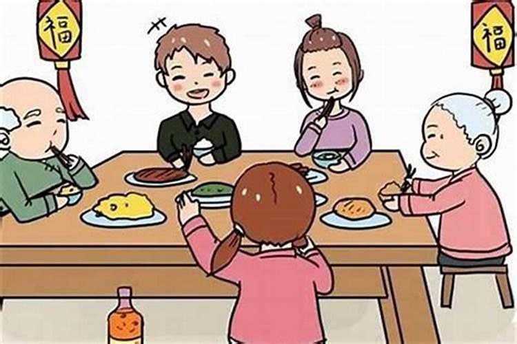 梦见死去的叔叔请吃饭