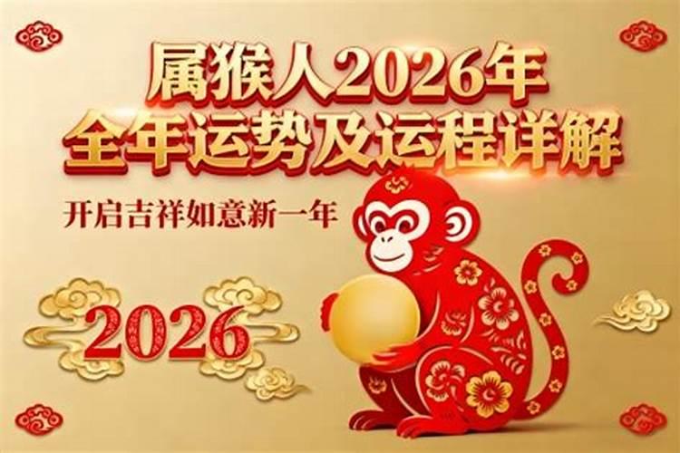2026猴2026年运势及运程