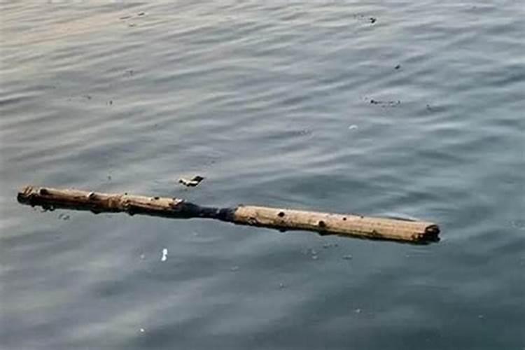 梦见洪水上漂着木头船