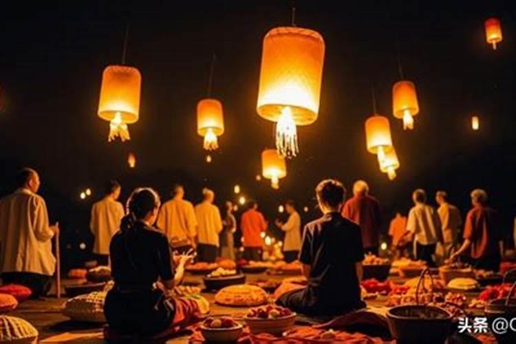 利津中元节烧纸