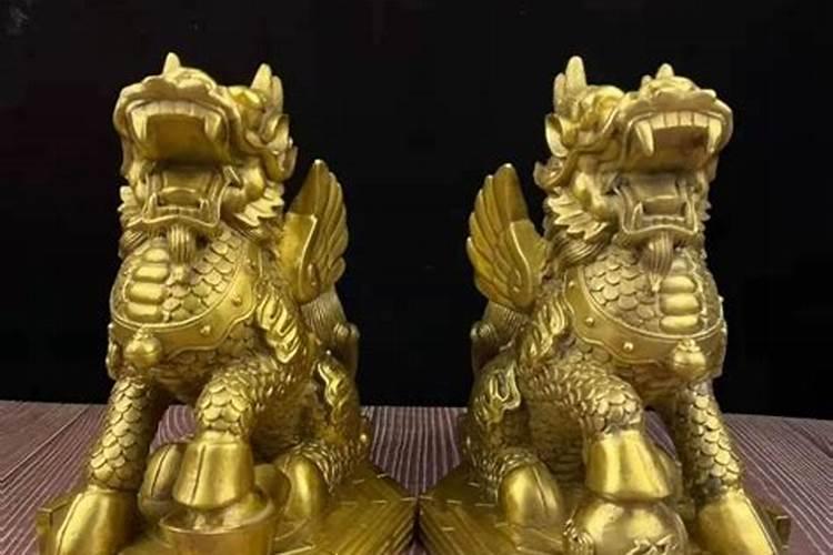 冲太岁麒麟怎么摆放？