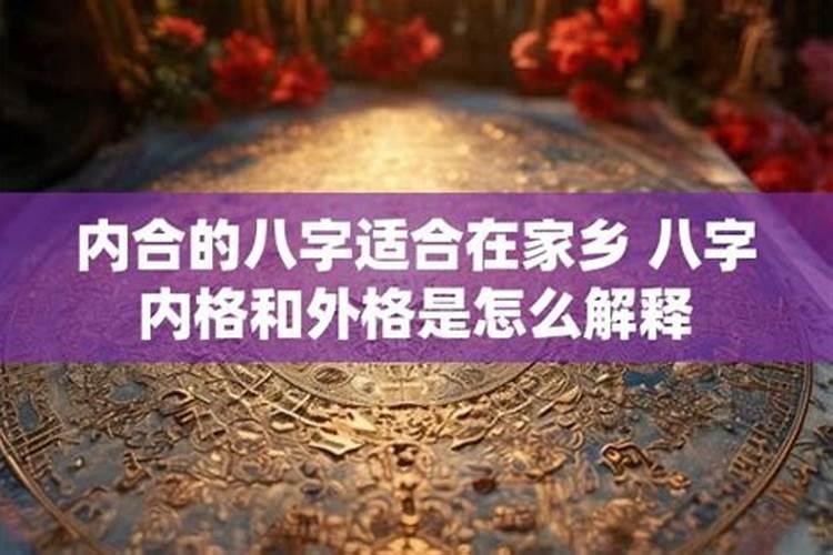 八字怎么分外和内合？